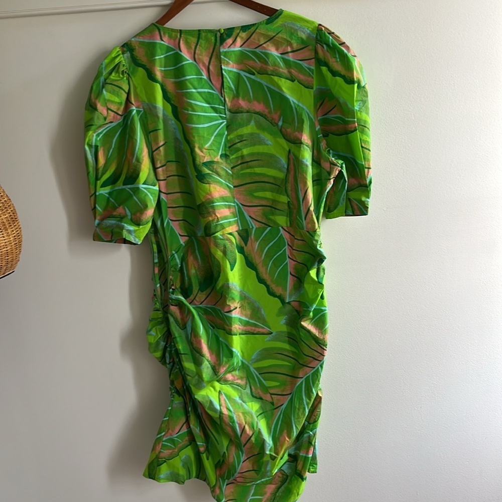 Farm Rio Puff Sleeve Mini Dress Size XL NWT - Picture 6 of 13